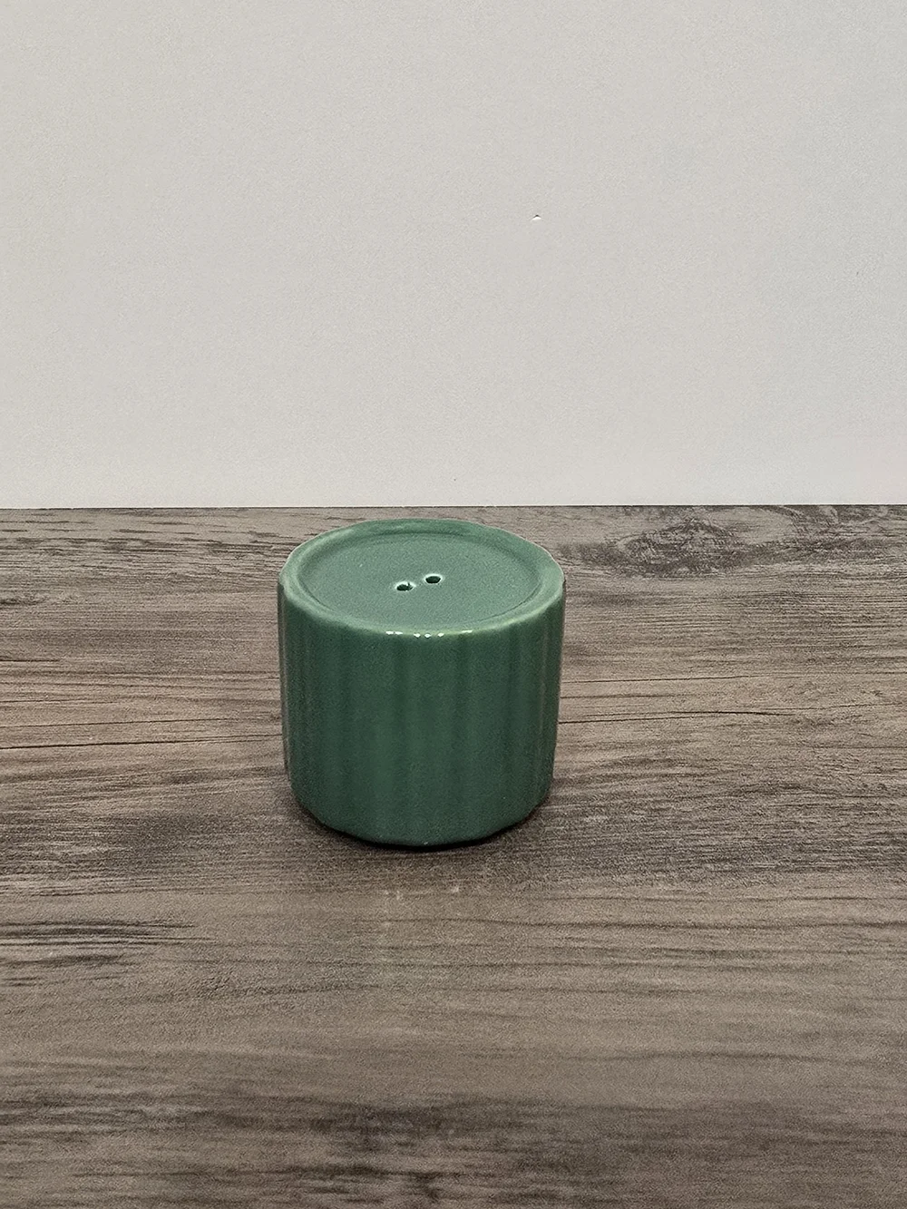 Room Essentials Green Stoneware Salt & Pepper Set
